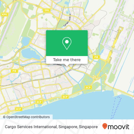 Cargo Services International, Singapore map