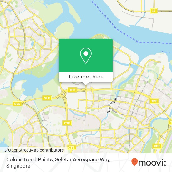 Colour Trend Paints, Seletar Aerospace Way map