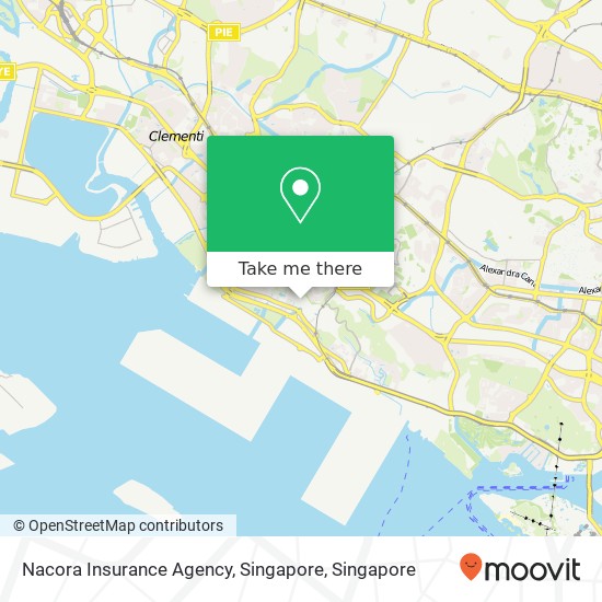 Nacora Insurance Agency, Singapore map