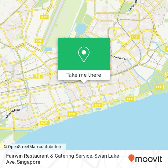 Fairwin Restaurant & Catering Service, Swan Lake Ave map