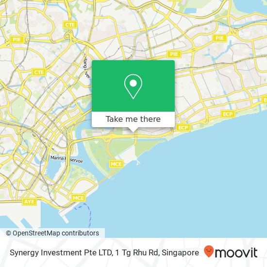 Synergy Investment Pte LTD, 1 Tg Rhu Rd map