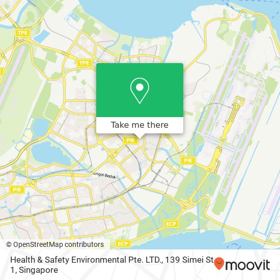 Health & Safety Environmental Pte. LTD., 139 Simei St 1 map