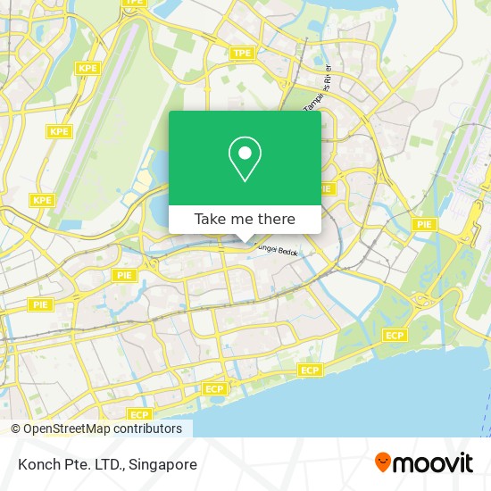 Konch Pte. LTD. map