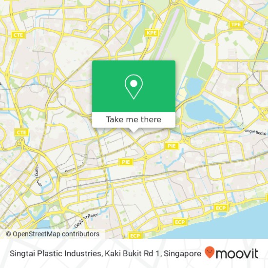 Singtai Plastic Industries, Kaki Bukit Rd 1 map