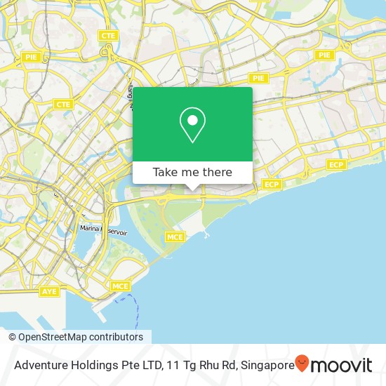 Adventure Holdings Pte LTD, 11 Tg Rhu Rd map