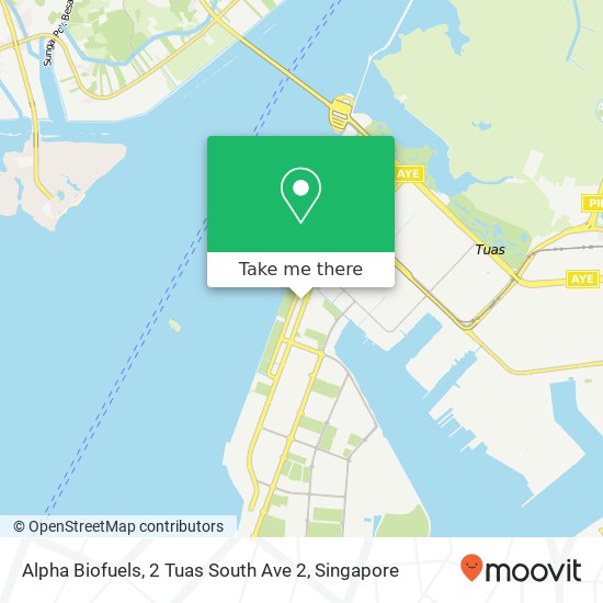 Alpha Biofuels, 2 Tuas South Ave 2 map