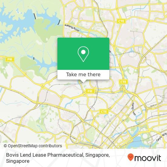 Bovis Lend Lease Pharmaceutical, Singapore地图