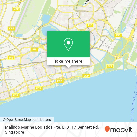 Malindo Marine Logistics Pte. LTD., 17 Sennett Rd地图