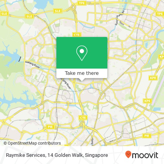 Raymike Services, 14 Golden Walk map