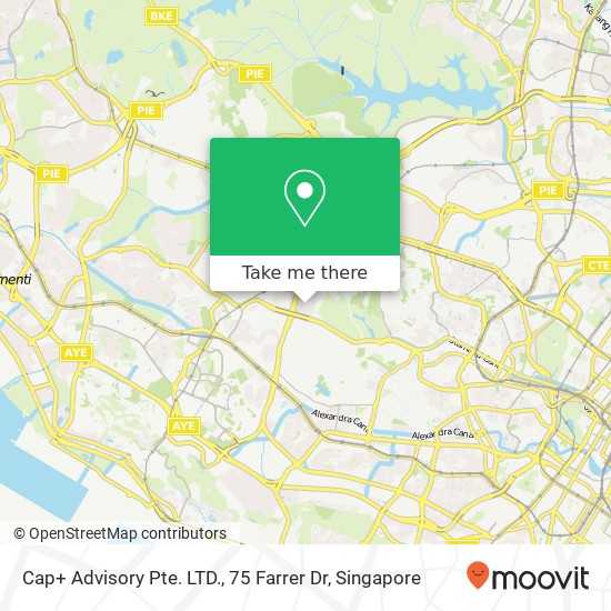 Cap+ Advisory Pte. LTD., 75 Farrer Dr地图