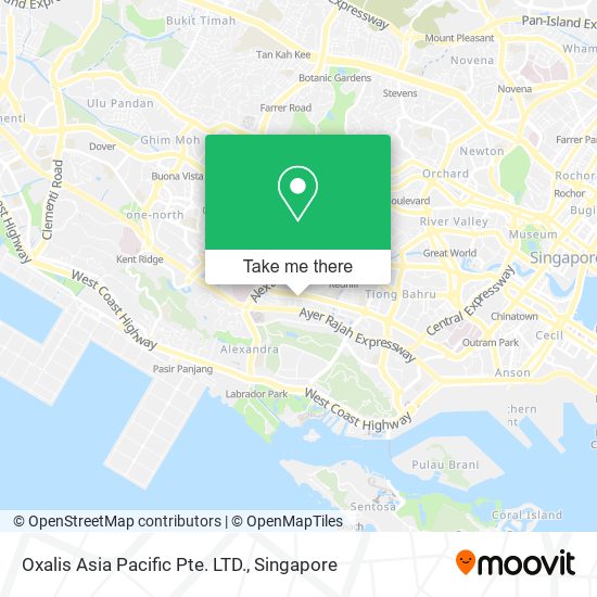 Oxalis Asia Pacific Pte. LTD. map