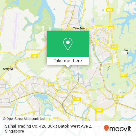 Salhaj Trading Co, 426 Bukit Batok West Ave 2地图