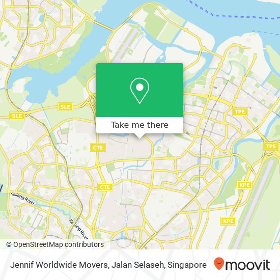 Jennif Worldwide Movers, Jalan Selaseh地图