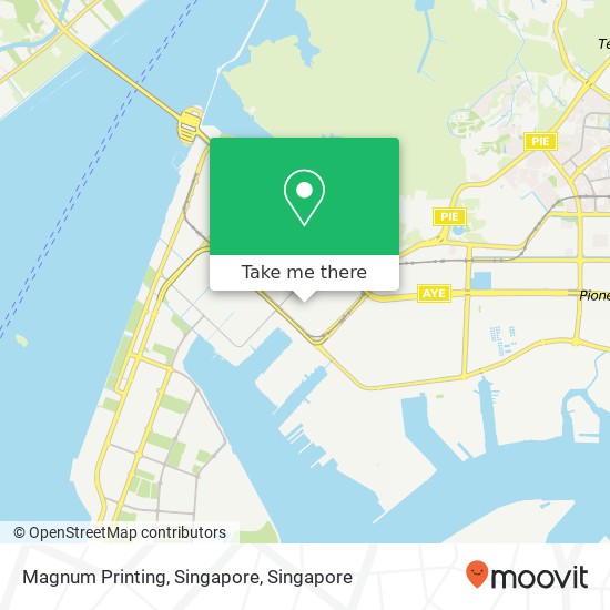 Magnum Printing, Singapore map