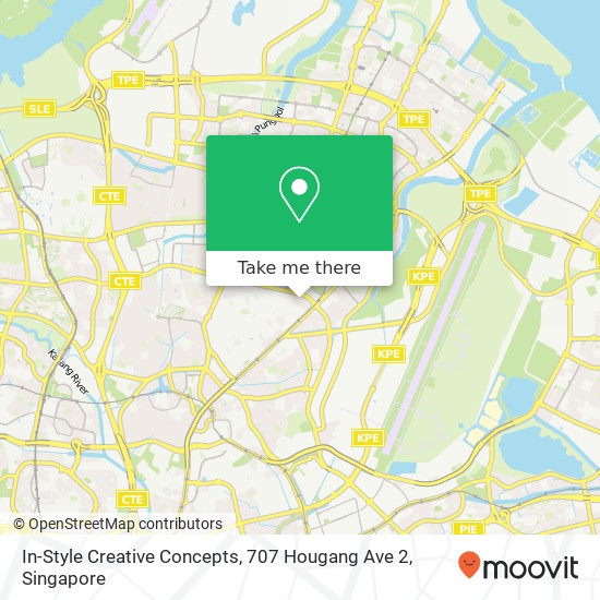 In-Style Creative Concepts, 707 Hougang Ave 2 map