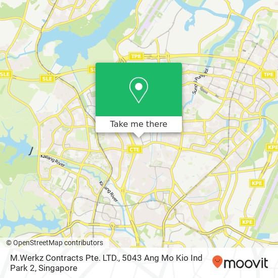 M.Werkz Contracts Pte. LTD., 5043 Ang Mo Kio Ind Park 2 map