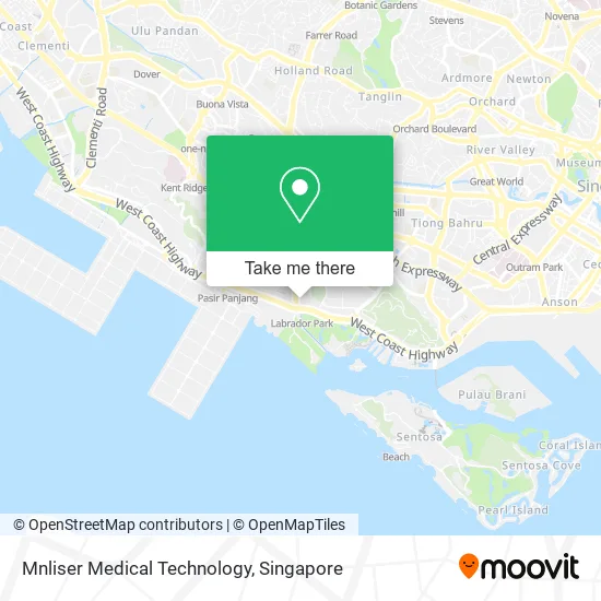 Mnliser Medical Technology map