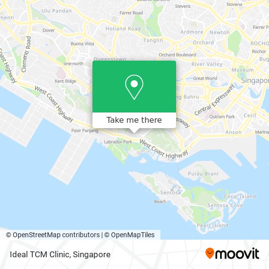 Ideal TCM Clinic map