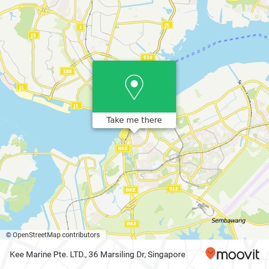 Kee Marine Pte. LTD., 36 Marsiling Dr map