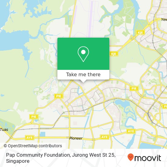 Pap Community Foundation, Jurong West St 25地图