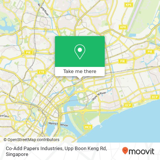 Co-Add Papers Industries, Upp Boon Keng Rd地图