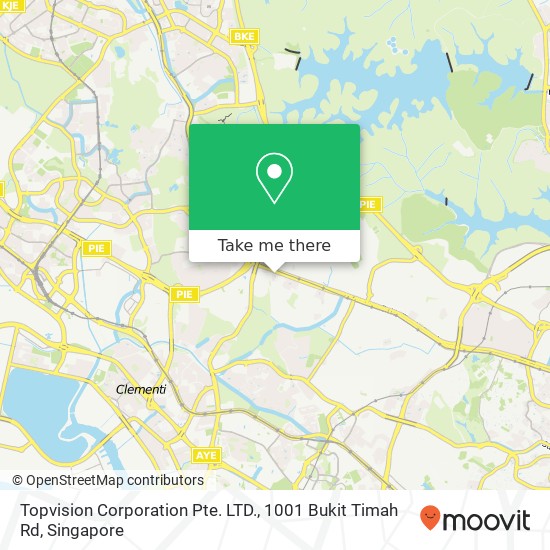 Topvision Corporation Pte. LTD., 1001 Bukit Timah Rd map