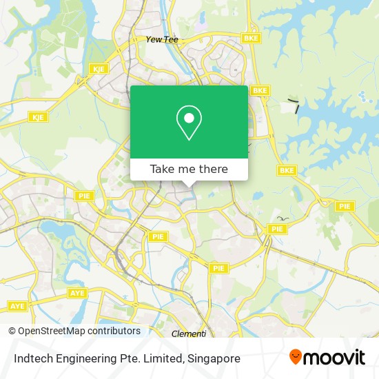 Indtech Engineering Pte. Limited map
