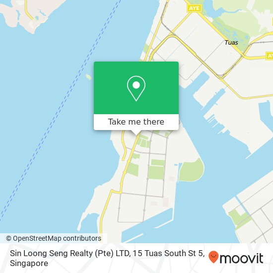 Sin Loong Seng Realty (Pte) LTD, 15 Tuas South St 5地图