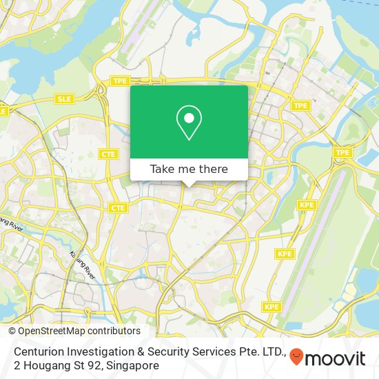 Centurion Investigation & Security Services Pte. LTD., 2 Hougang St 92地图