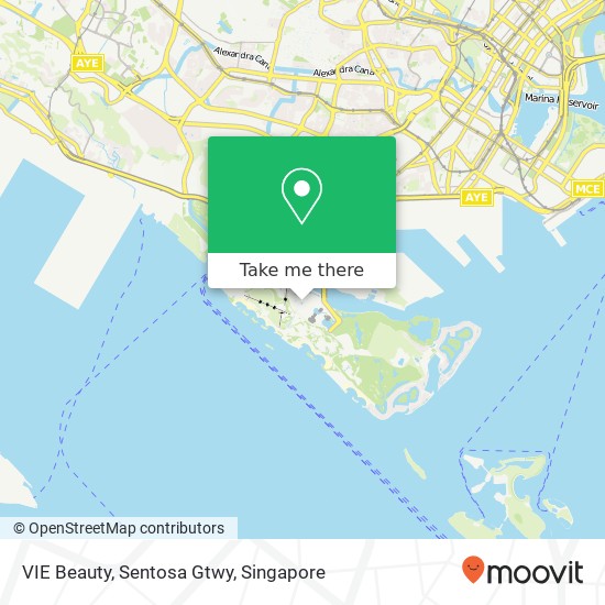 VIE Beauty, Sentosa Gtwy map