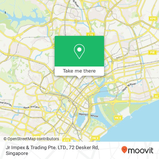 Jr Impex & Trading Pte. LTD., 72 Desker Rd map