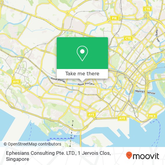 Ephesians Consulting Pte. LTD., 1 Jervois Clos地图