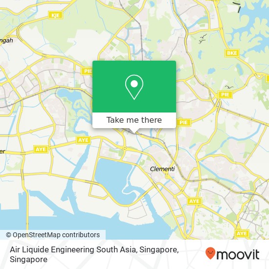 Air Liquide Engineering South Asia, Singapore map