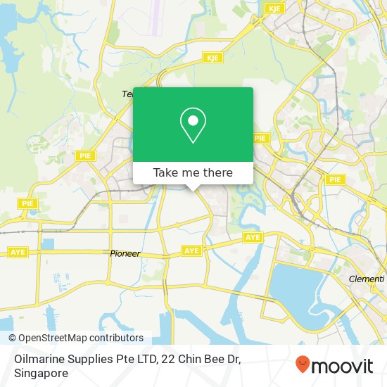 Oilmarine Supplies Pte LTD, 22 Chin Bee Dr map