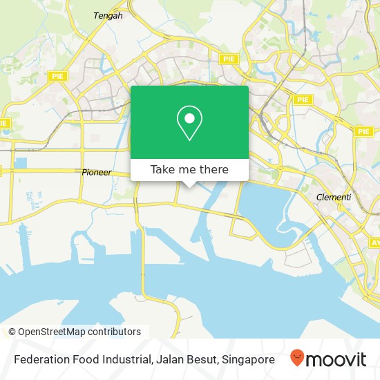 Federation Food Industrial, Jalan Besut map