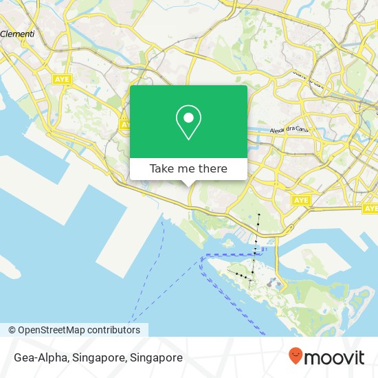 Gea-Alpha, Singapore map