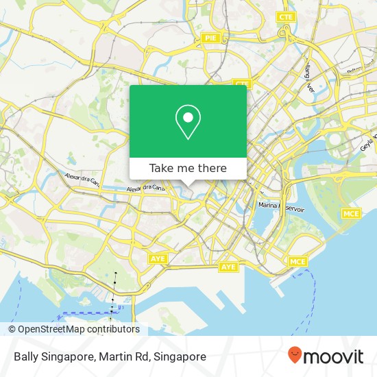 Bally Singapore, Martin Rd map