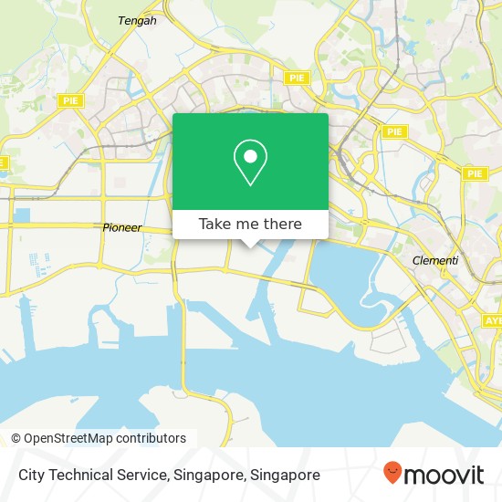 City Technical Service, Singapore map