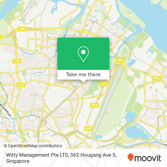 Witty Management Pte LTD, 362 Hougang Ave 5地图