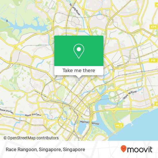 Race Rangoon, Singapore map