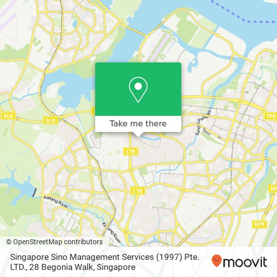 Singapore Sino Management Services (1997) Pte. LTD., 28 Begonia Walk map