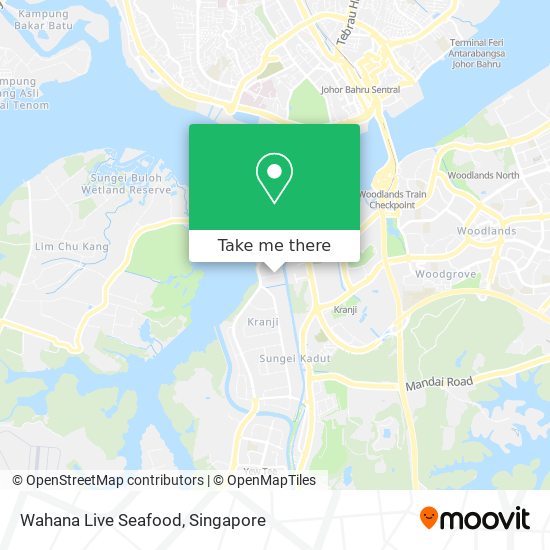 Wahana Live Seafood map