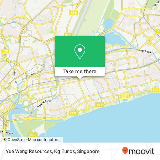 Yue Weng Resources, Kg Eunos map