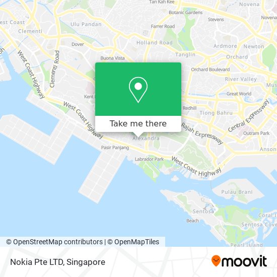 Nokia Pte LTD map