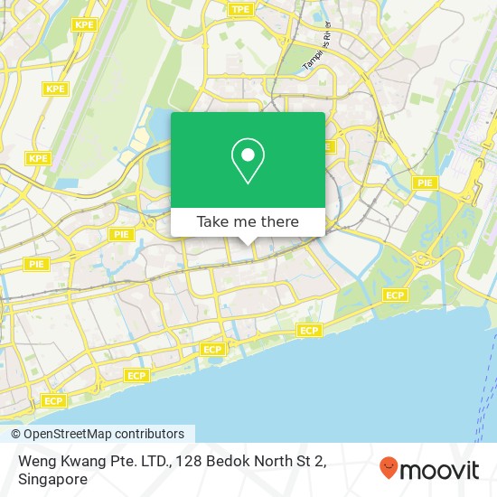 Weng Kwang Pte. LTD., 128 Bedok North St 2地图