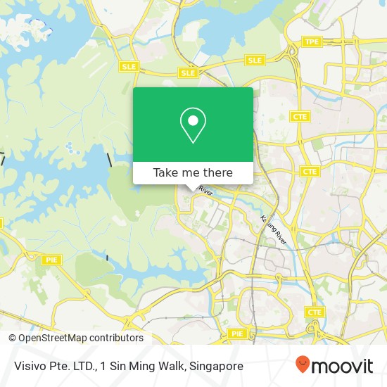 Visivo Pte. LTD., 1 Sin Ming Walk map