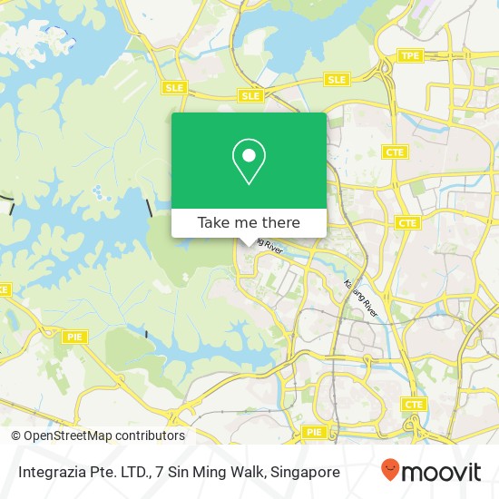 Integrazia Pte. LTD., 7 Sin Ming Walk map