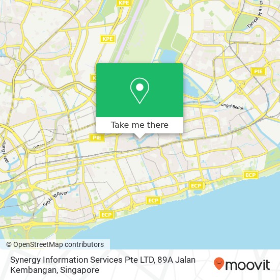 Synergy Information Services Pte LTD, 89A Jalan Kembangan map