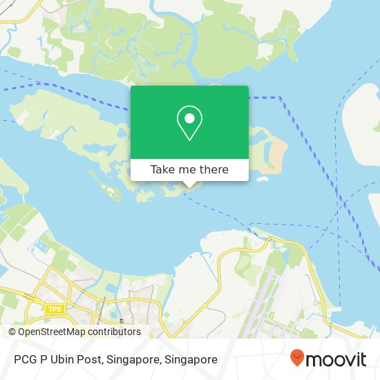 PCG P Ubin Post, Singapore map