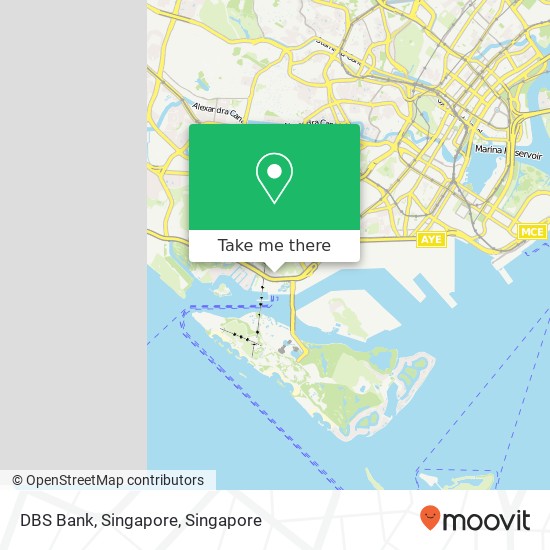 DBS Bank, Singapore地图